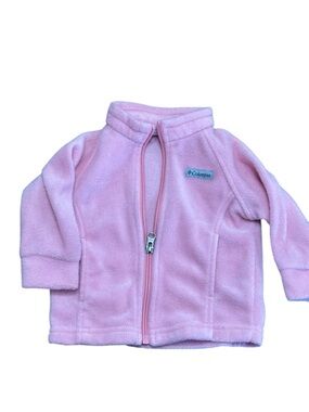 Columbia Light Pink Infant Girl Fleece Jacket 6-12 Months